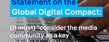 AFJC Joins the Global Call on UN to Consider Media Community a Key Stakeholder in Internet Governance Discussions